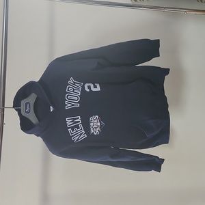Vintage NY Yankees Jeter #2 youth hooded pullover size 14